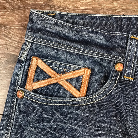 X-Ray Men’s Distressed Faded Blue Straight Leg Denim Jeans Size 36 - Picture 3 of 10